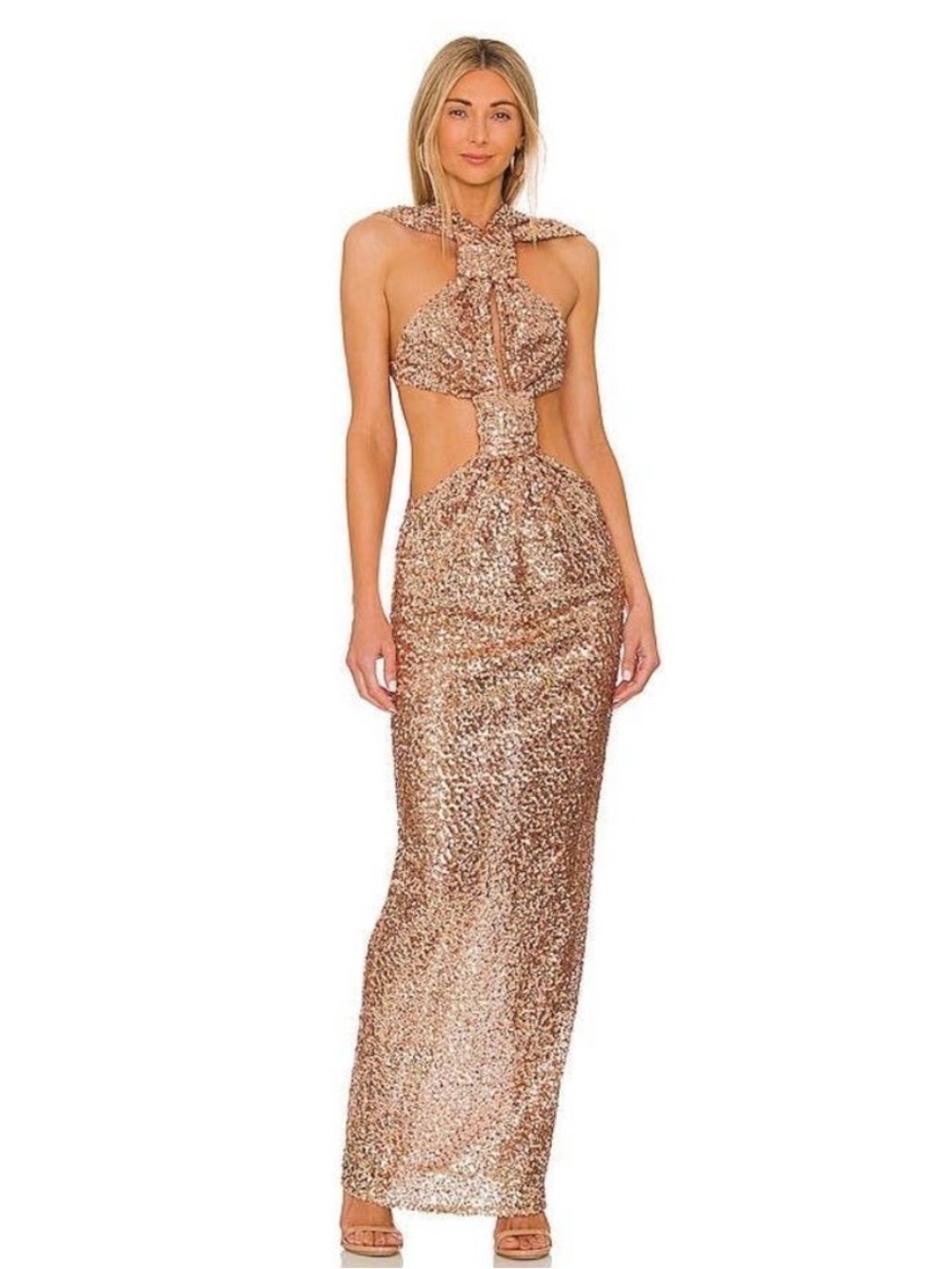 Bronx and Banco Sol Dress in Gold